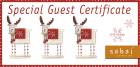Sabai vánoční certifikát Sabai vánoční certifikát